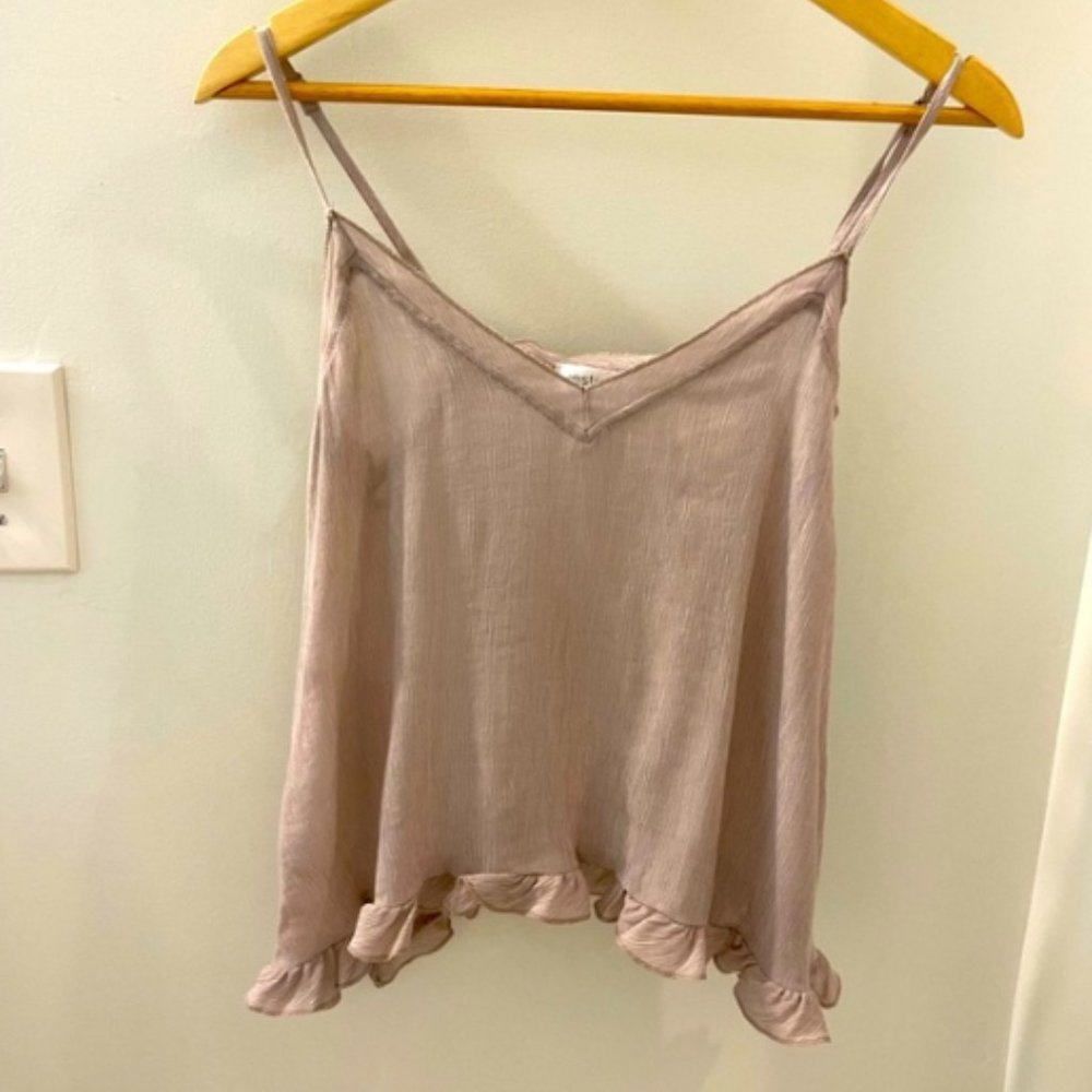Vestique Boutique Light Purple Ruffle Camisole Top